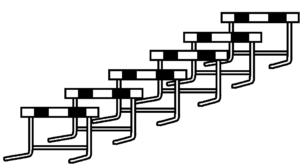 ハードルのイラスト