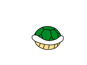 直線的に進む亀