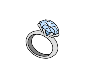 結婚指輪のイラスト