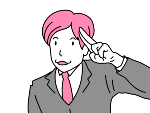 チョリーッスと軽い挨拶をする男性のイラスト