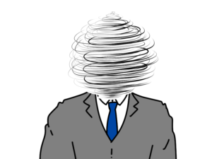 頭の回転が速い人のイラスト