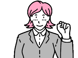 グーチョキパーのポーズをする女性の動くイラスト